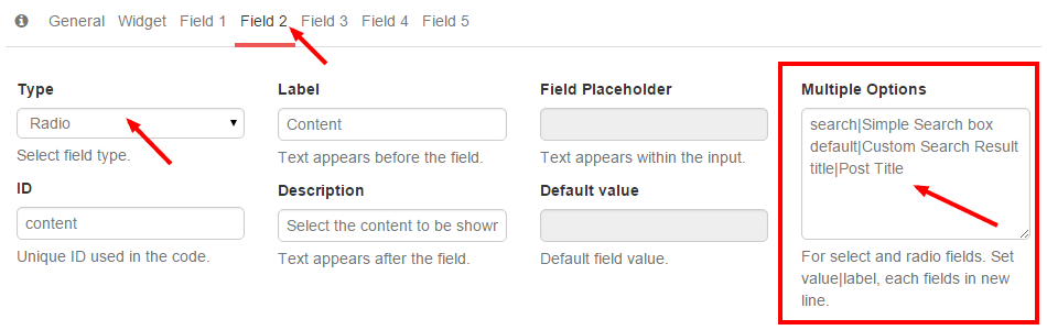 Treato Widget Field 2 - Search Term